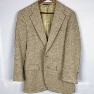 Nordstrom's Light Brown Tan Tweed Blazer Sports